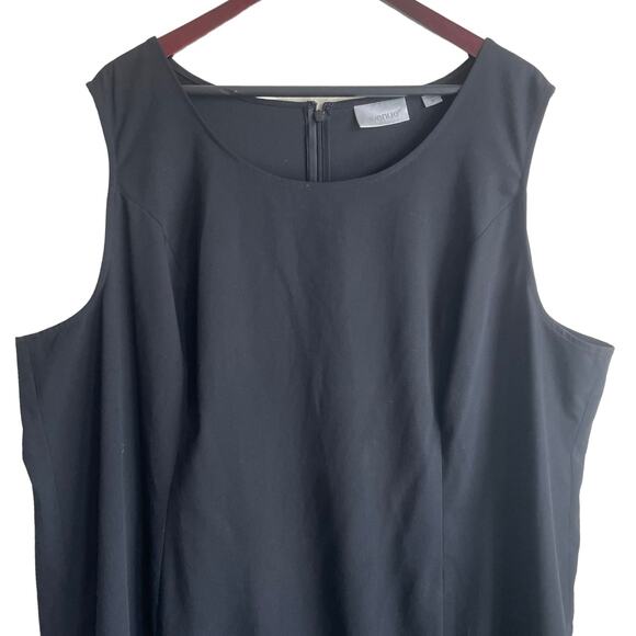 Avenue Women Sheath Dress 26 Black Classic Stretch Minimalistic Timeless Capsule - Picture 8 of 8